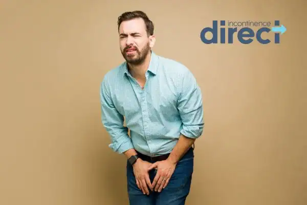 Image of a middle aged man suffering with urge incontinence Manchester 