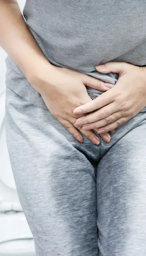 Image of woman had accident and needing stress incontinence treatment Manchester